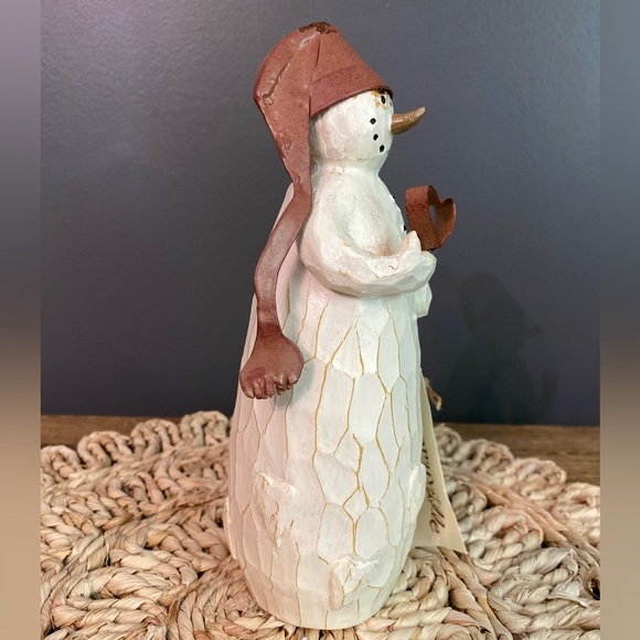 NWT Flurryville Collection Arctic Bart And His Happy Heart Snowman Christmas 8" - Picture 4 of 7